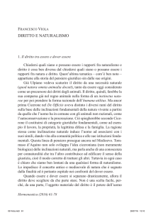 diritto e naturalismo - Università degli Studi di Palermo