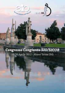 Congresso Congiunto SIO/SICOB