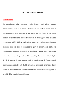 INTRODUZIONE alla Lettera agli Ebrei e Capitolo 11, 1-3