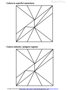 Colora le superfici equiestese • Colora soltanto i