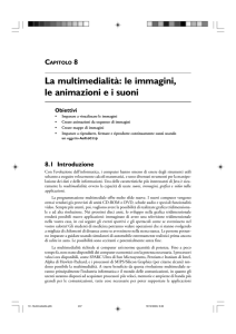 La multimedialità: le immagini, le animazioni e i suoni