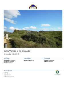 Lotto Vendita a Es Mercadal - V2289 (2) | Fincas Venalis