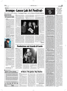 la Provincia di Lecco - Percussionisti Anonimi