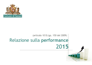 Relazione sulla performance 2015