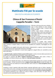 Terni_Chiesa di S. Francesco d`Assisi_ Cappella Paradisi