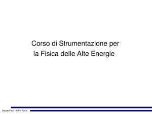 Corso di Strumentazione per la Fisica delle Alte