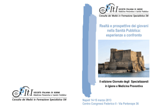 Diapositiva 1 - Società Italiana di Igiene