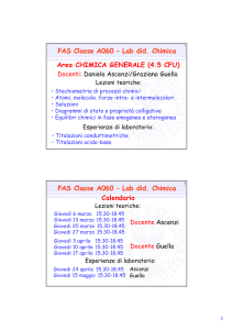 PAS Classe A060 – Lab did. Chimica Calendario