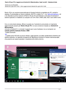 Remix OS per PC si aggiorna ad Android 6.0