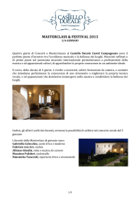 Masterclass e Country Festival 2013 Castello Ducale Castel