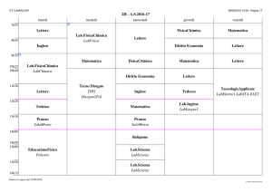 2H - A.S.2016-17 Lettere Inglese Lab.FisicaChimica LabChimica