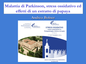 Malattia di Parkinson, stress ossidativo ed effetti di un estratto di
