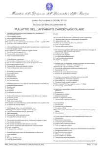 Malattie dell`apparato cardiovascolare