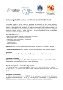 Statistica e probabilità in classe: concetti, metodi e - MatNet