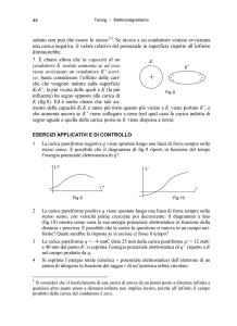 Esercizi applicativi e di controllo (dal cap. 3)