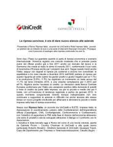 Comunicato stampa - Rete Imprese Italia