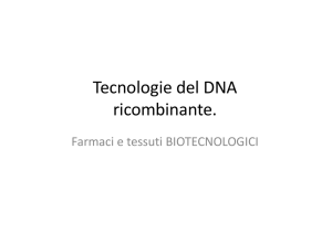 La tecnologia del DNA ricombinante per la