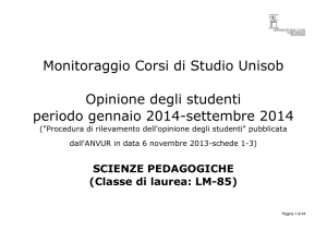 Opinioni degli studenti a.a. 2013/2014