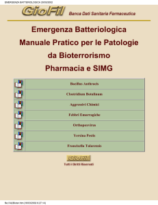 Emergenza Batteriologica