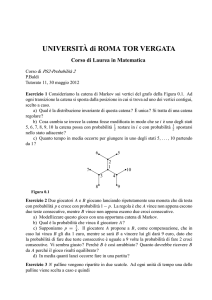 UNIVERSITÀ di ROMA TOR VERGATA - Dipartimento di Matematica