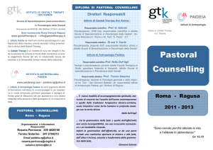 Brochure - Istituto di Gestalt Therapy HCC Kairòs