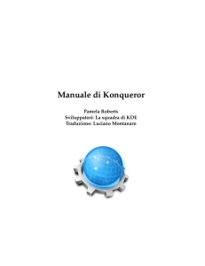 Manuale di Konqueror - KDE Documentation