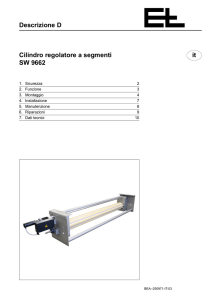 Descrizione D Cilindro regolatore a segmenti SW