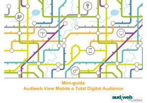 Mini-guida Audiweb View: widget Mobile e Total