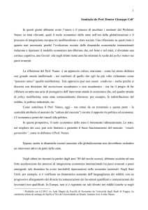 1 Saudação do Prof. Doutor Giuseppe Celi1 In questi giorni