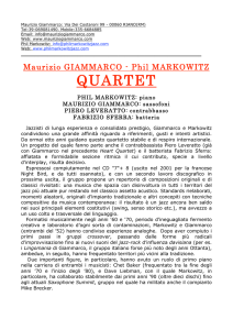 phil markowitz - Maurizio Giammarco