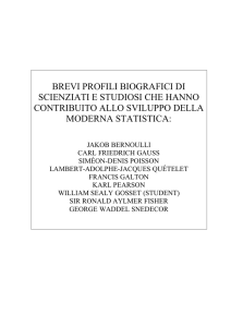 brevi profili di alcuni statistici