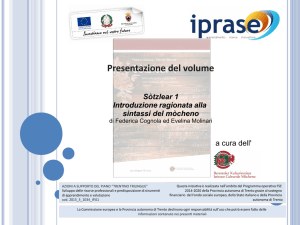 Presentazione del volume - Trentino Trilingue