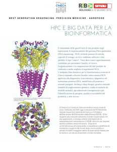 HPC e Big Data per la bioinformatica