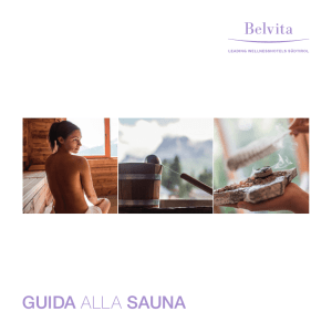 Guida alla sauna Belvita, l`utilizzo corretto nell`area sauna