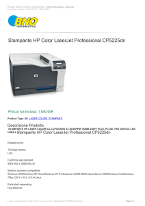 Stampante HP Color LaserJet Professional
