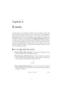 Il moto - Dipartimento di Fisica