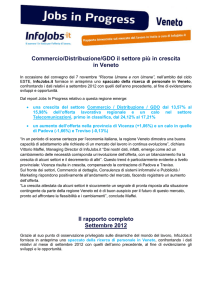 Commercio/Distribuzione/GDO il settore più in crescita in Veneto Il