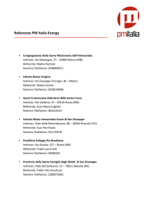 Referenze PM Italia Energy