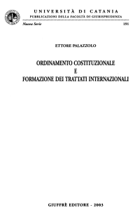 ordinamento costituzionale e formazione deitrattatiinternazionali