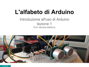 L`alfabeto di Arduino