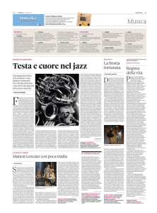 Testa e cuore nel jazz