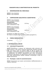 RIASSUNTO DELLE CARATTERISTICHE DEL PRODOTTO 1