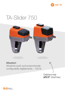 TA-Slider 750 - IMI Hydronic Engineering