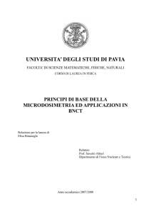 UNIVERSITA` DEGLI STUDI DI PAVIA - Istituto Nazionale di Fisica