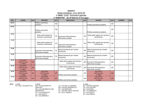 Terzo anno Economia e commercio