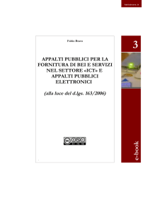 Fabio Bravo - Appalti pubblici per la fornitura di beni e servizi ICT e
