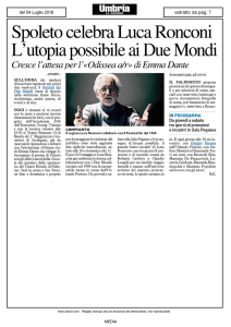 04/07/2016 La Nazione Umbria - Spoleto celebra Luca Ronconi