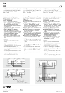 16455 Unità elettronica di chiamata