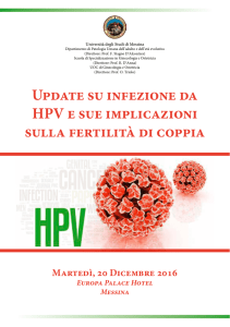 Update su infezione da HPV e sue implicazioni sulla fertilità di coppia