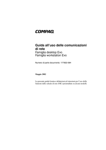 Guida all`uso delle comunicazioni di rete